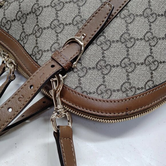 Gucci Brown PVC Hand Bag mon780-102825 - Picture 5 of 16